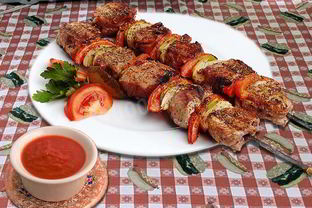 Мягкий шашлык с вином из свинины