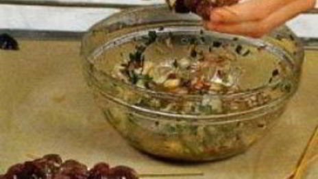 шашлычки из говяжьей печенки