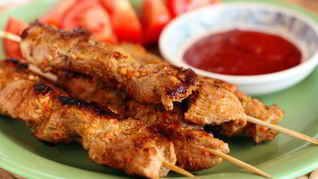 Шашлычки из индейки в имбирном маринаде