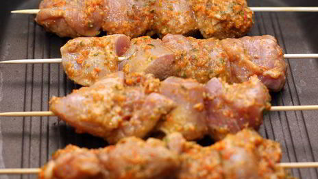шашлычки из индейки в имбирном маринаде