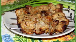 Шашлычки из свинины в мультипечи