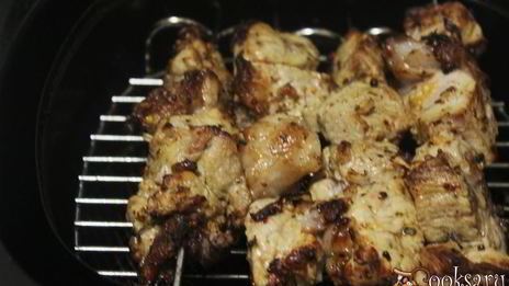 шашлычки из свинины в мультипечи
