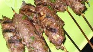 Шашлык из баранины с курагой