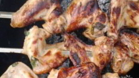 шашлык из крылышек