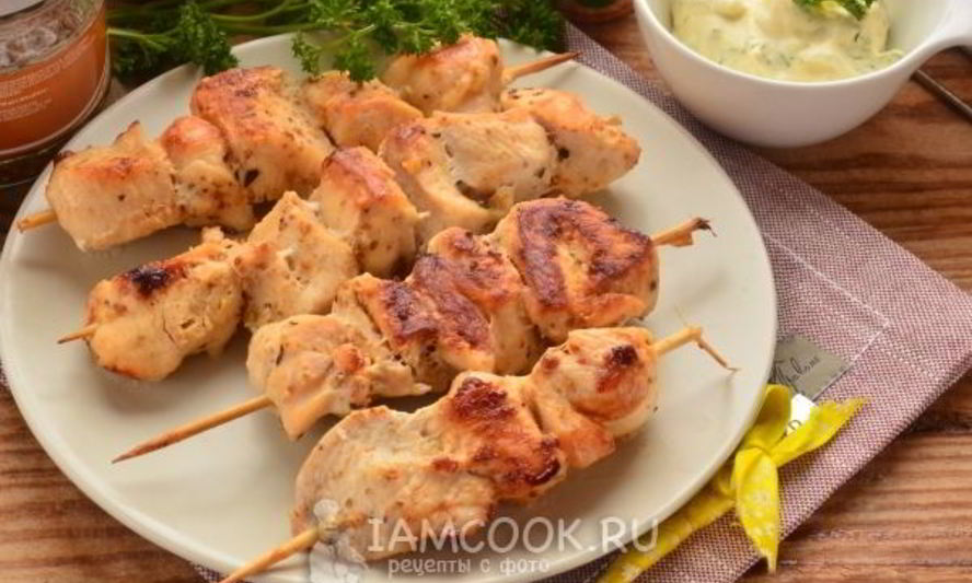 Рецепт шашлыка из курицы в мультиварке