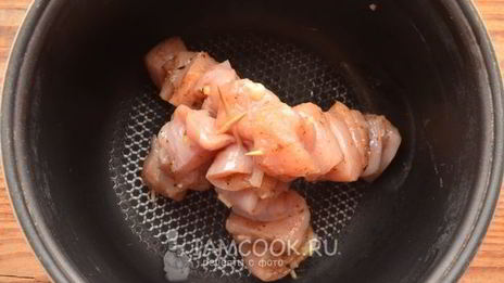 шашлык из курицы в мультиварке