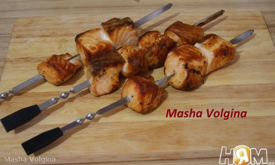 Рецепт шашлыка из семги