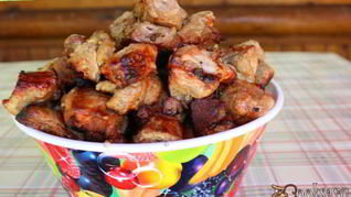 Шашлык из свинины на минеральной воде