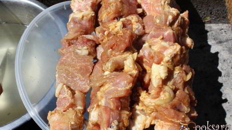 шашлык из свинины на минеральной воде