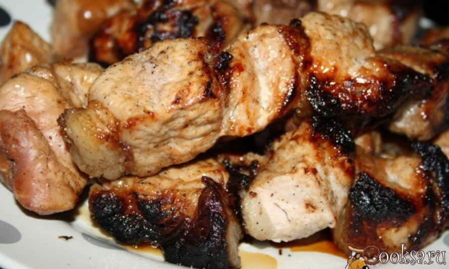 Рецепт шашлыка из свиной корейки на кости