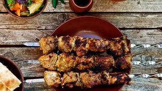 Шашлык изумрудный