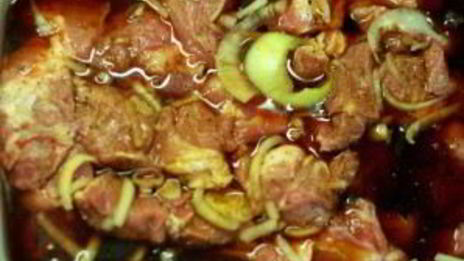 шашлык по-кавказски из свинины