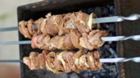 шашлык по-кавказски из свинины