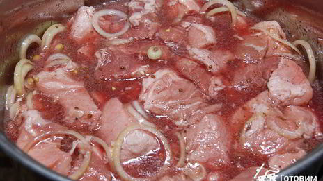 шашлык в гранатовом соке