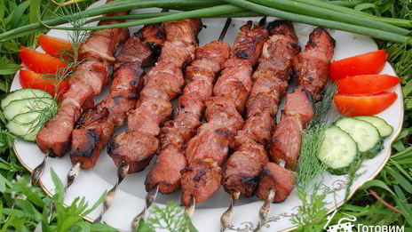 шашлык в гранатовом соке