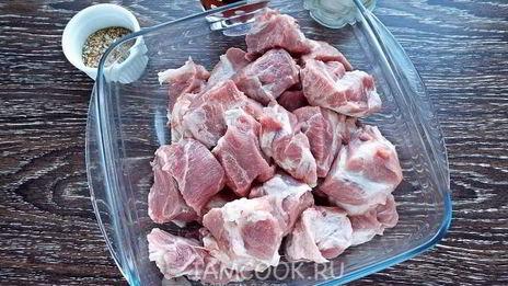 шашлык в томатном соке