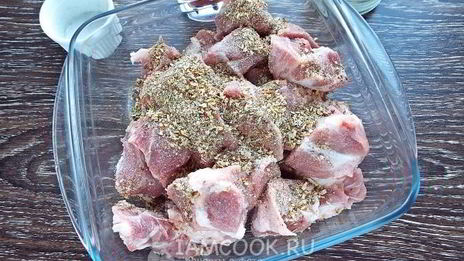 шашлык в томатном соке