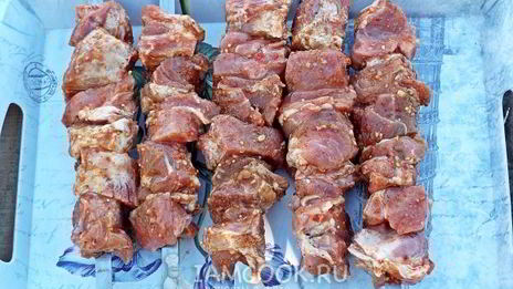 шашлык в томатном соке