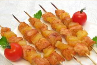 Шашлыки Домашние с куриным филе и помидорами