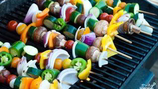 Вегетарианский шашлык