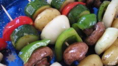 вегетарианский шашлык