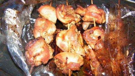 зимний шашлычок