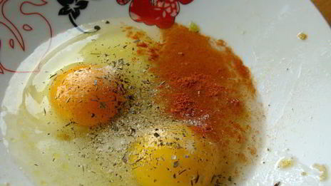 капустный шницель с грибами и овощами