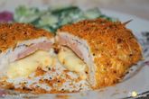 Шницель из куриной грудки Кордон блю