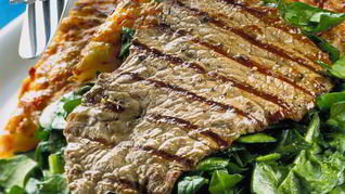 Шницель из мраморной говядины