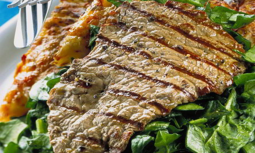 Рецепт шницеля из мраморной говядины