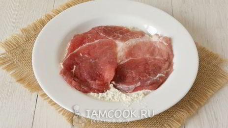 шницель из свинины в духовке