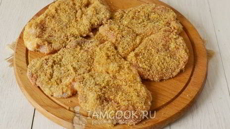 шницель из свинины в духовке