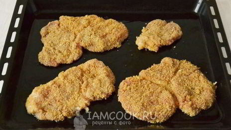 шницель из свинины в духовке