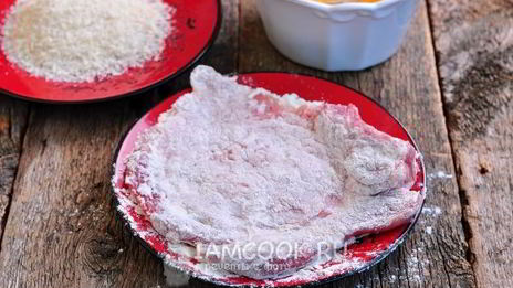 шницель из свиной корейки на кости