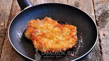 шницель из свиной корейки на кости