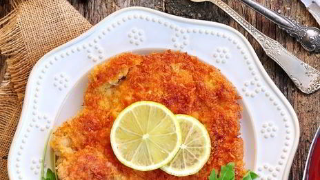 шницель из свиной корейки на кости