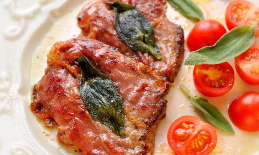 Рецепт шницеля из телятины с прошутто и шалфеем