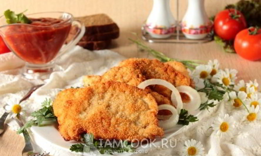 Рецепт шницеля куриного