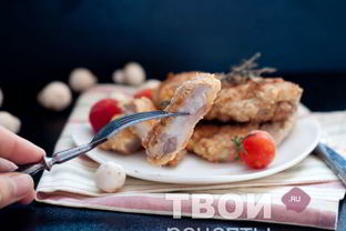 Шницель на сковороде