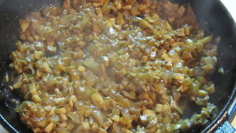 шницель по-флорентийски с шампиньонами