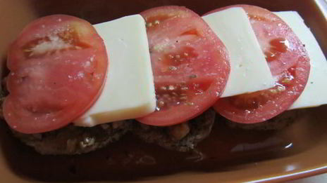 шницель по-флорентийски с шампиньонами