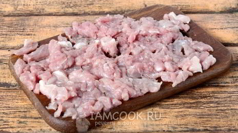 шницель рубленый из свинины