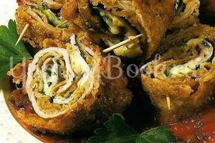 Шницели алла миланезе фаршированные