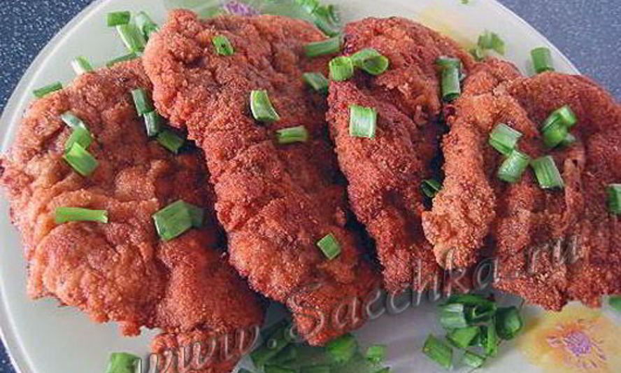 Рецепт шницелей