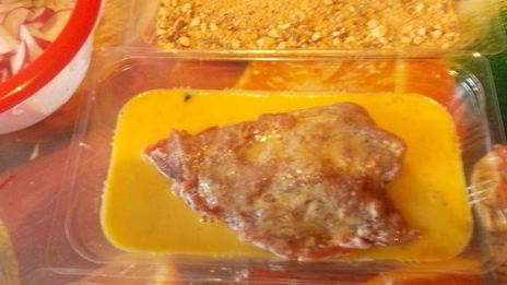 венские ореховые шницели со сливочным картофельным салатом