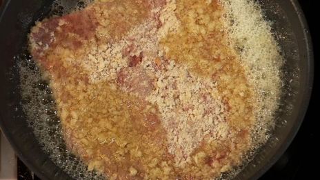 венскии шницель с жареным картофелем