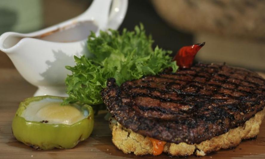 Рецепт двойного стейка