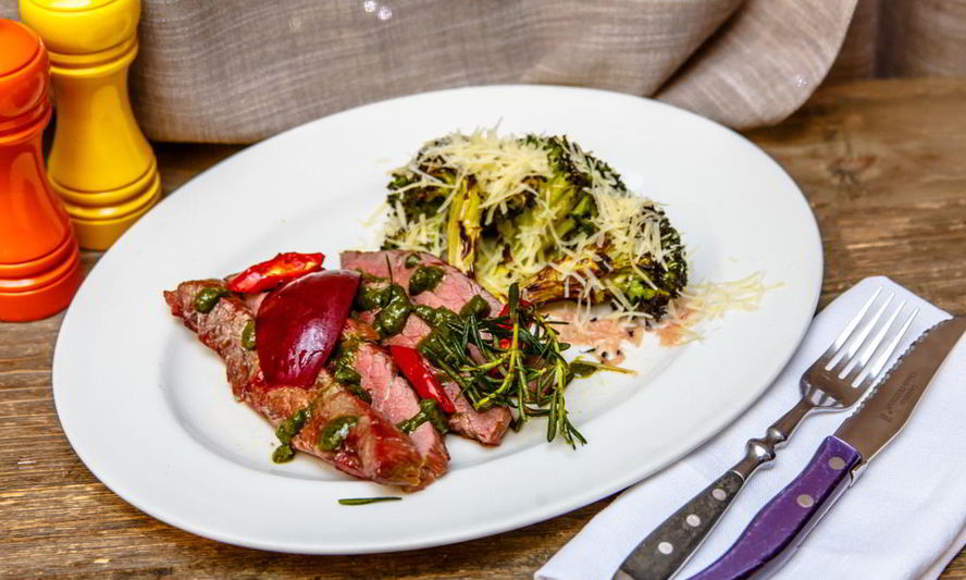 Рецепт фленка стейк с брокколи