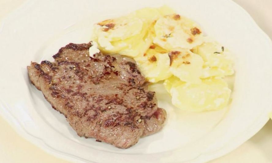 Рецепт минутного стейка