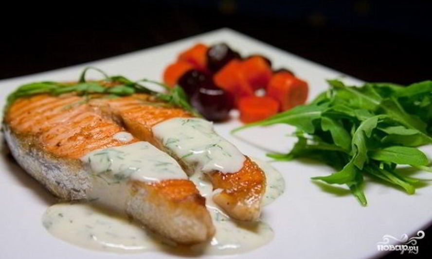 Рецепт соуса к стейку из семги